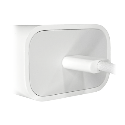Cargador Apple 35w Tipo C A C Iphone 17, 16, 15 Air Pro Max Blanco